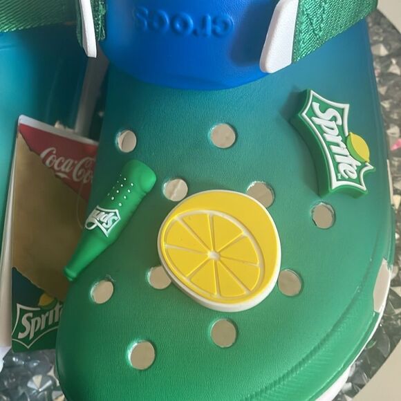 NWT sprite x crocs all terrain clogs unisex men’s size 10 women’s size 12 - Picture 5 of 14